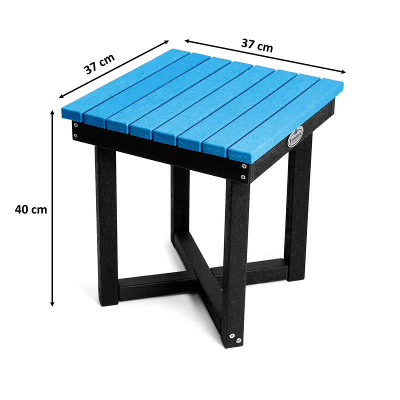 Eco cuboid coffee table with 2 stools