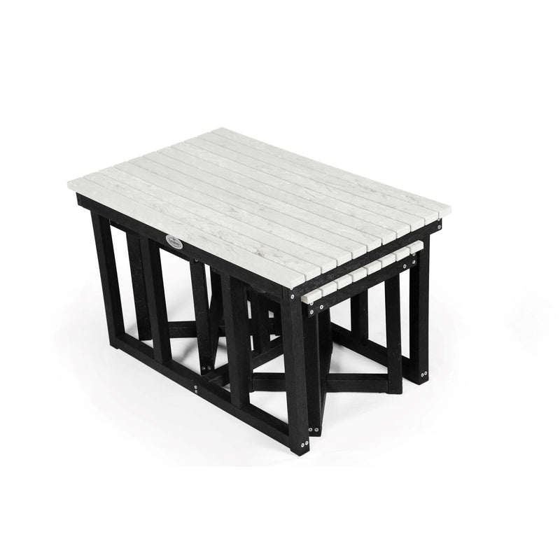 Eco cuboid coffee table with 2 stools