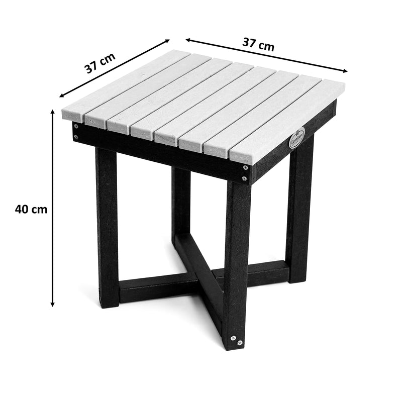 Eco cuboid coffee table with 2 stools