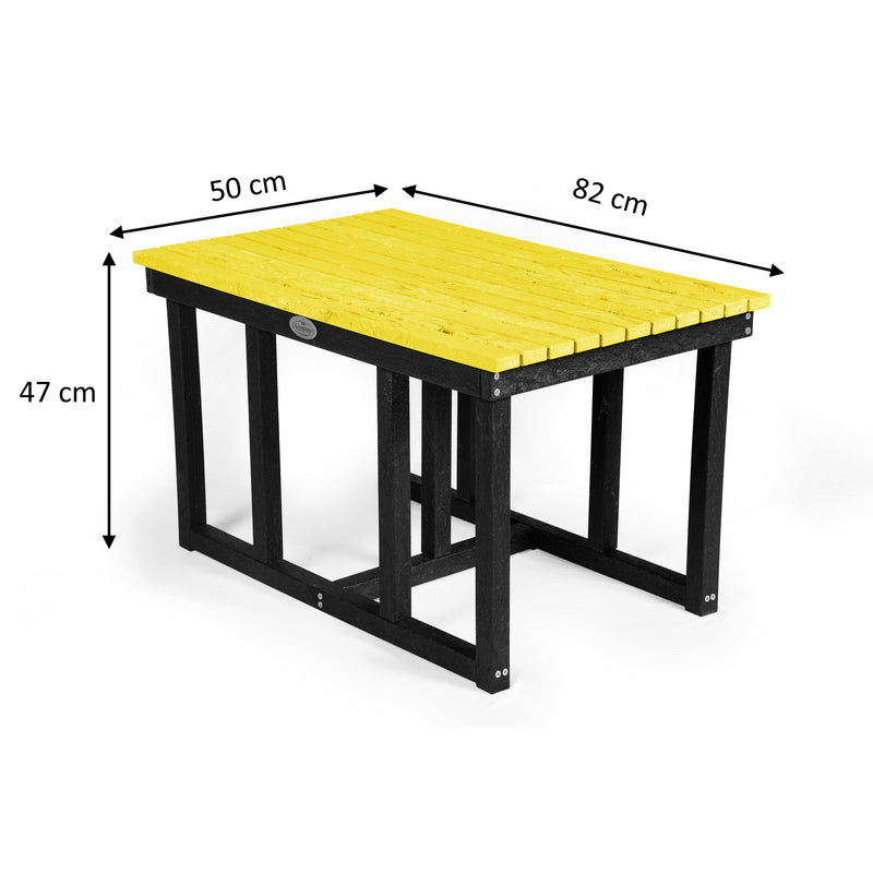 Eco cuboid coffee table with 2 stools