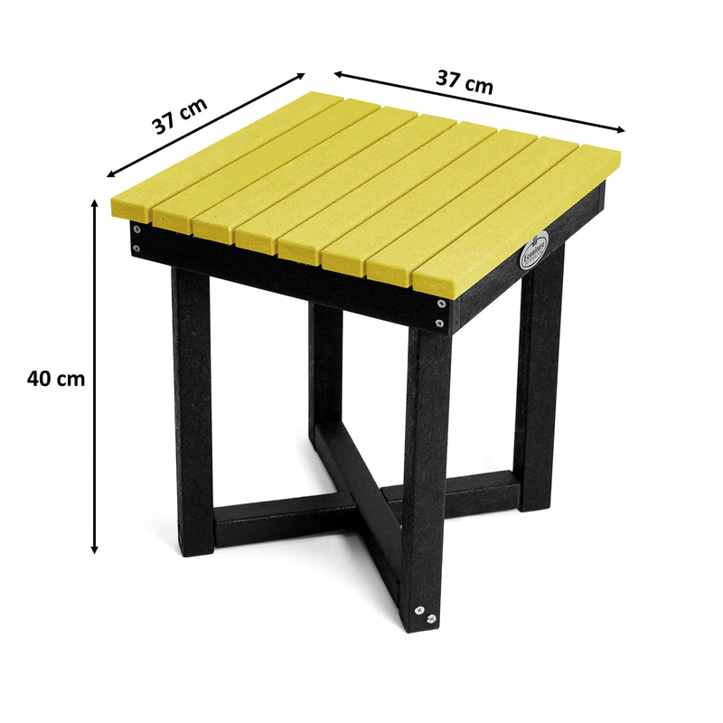 Eco cuboid coffee table with 2 stools